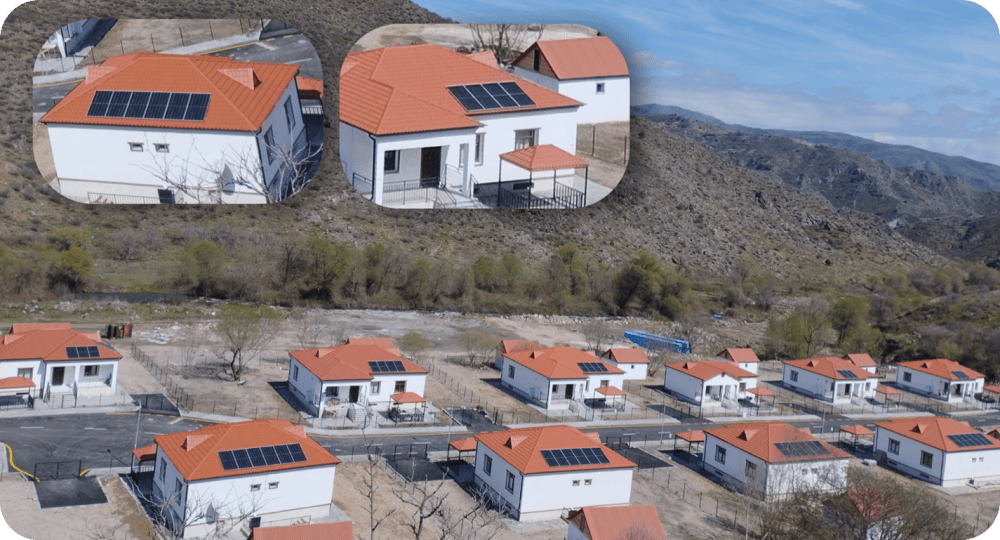 Cəbrayılın Şükürbəyli Kəndində 2.1 MW Günəş Enerjisi Sistemi Qurduq – 635 Ev Artıq Günəşlə İşləyir
