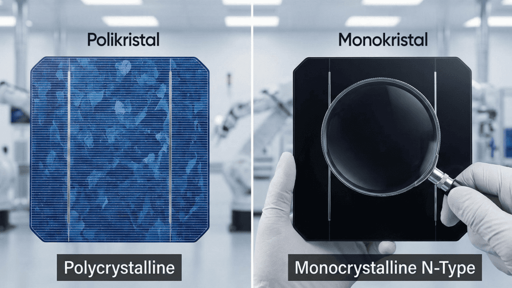 Göy yoxsa Qara Panel? Monokristal və Polikristal Panellərin Mühəndis Müqayisəsi