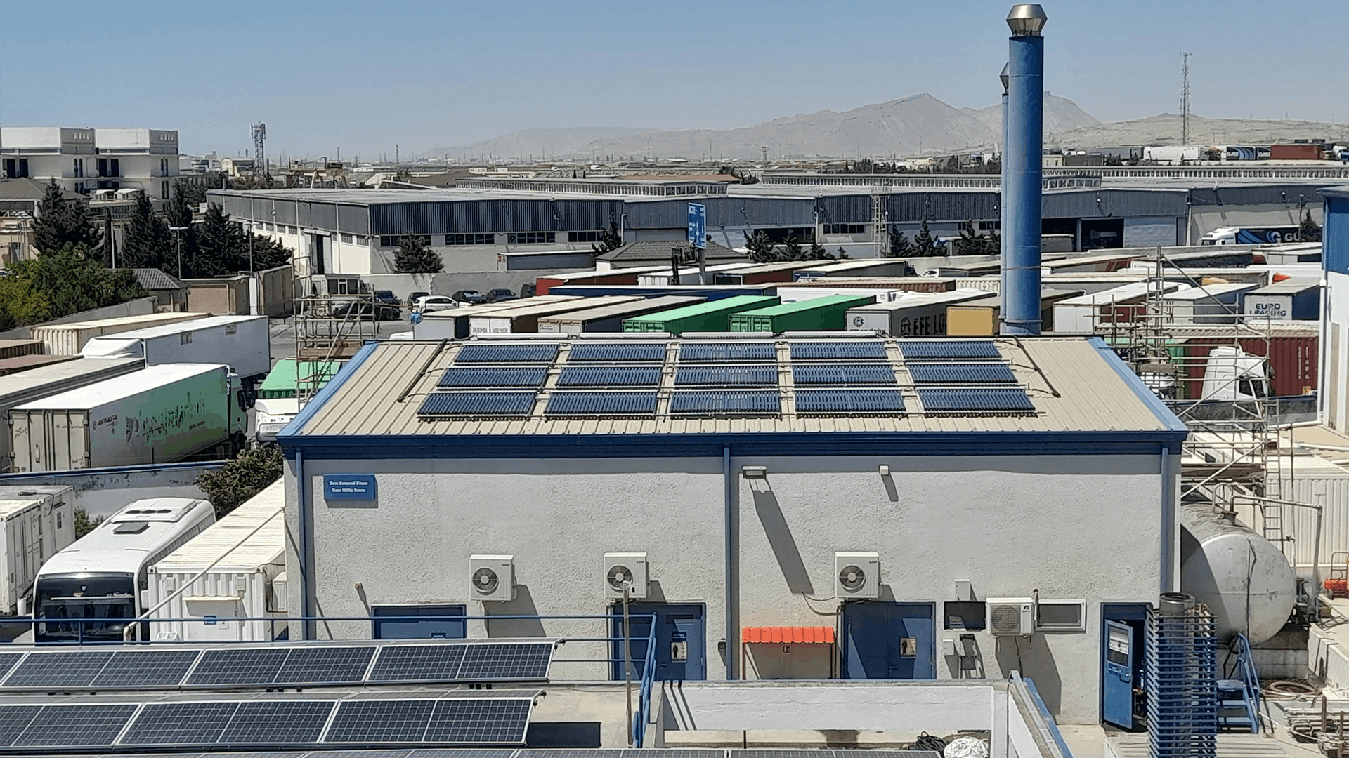 Layihə: Schlumberger Üçün Sənaye Miqyaslı Günəş Kollektoru Sistemi